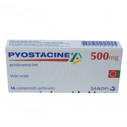 Пиостацин (Пристинамицин) таблетки 500мг №16 в Саранске и области фото